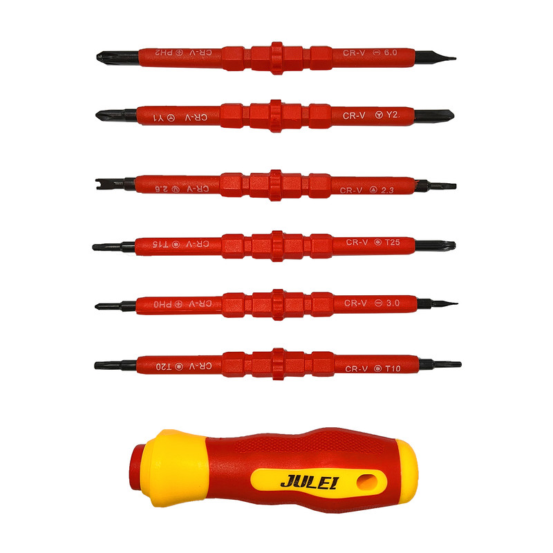 پیچ گوشتی جولی مدل JI0-0013 مجموعه 7 عددی