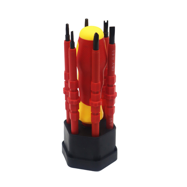 پیچ گوشتی دو طرفه جولی کد YP-Two Way-07 مجموعه 7 عددی