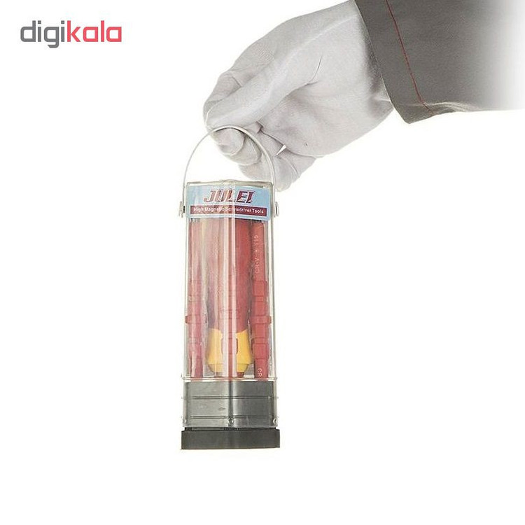پیچ گوشتی جولی مدل p7 مجموعه 7 عددی